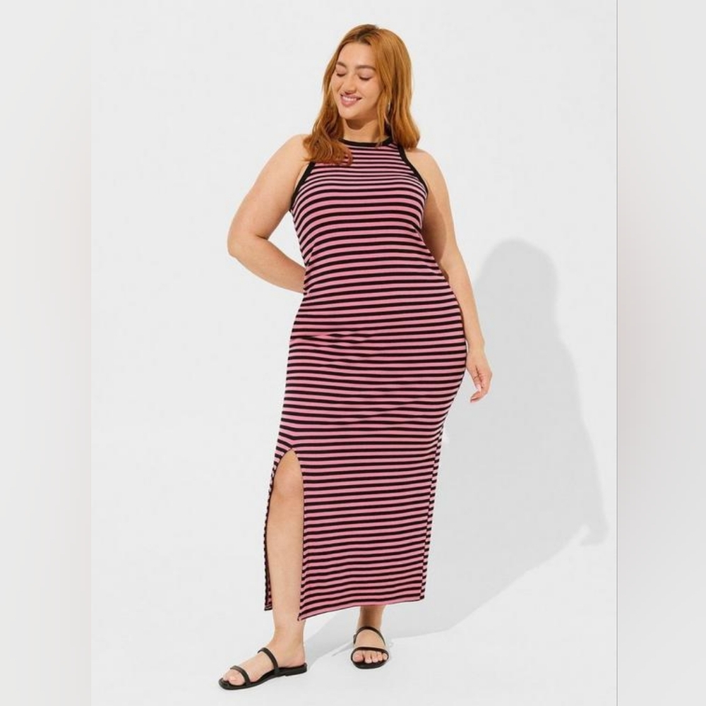 Torrid Maxi Rib Bodycon Slit Dress Size 2x